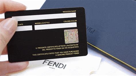 hopw to spot fake fendi|fendi authenticity card.